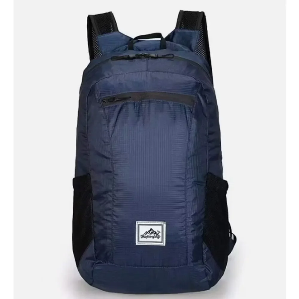 Portable Foldable Backpack Sun Hat Set Outdoor Hiking Travel Combo